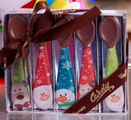 Karácsonyi termékek Csokoládé termékek, cukorlapok