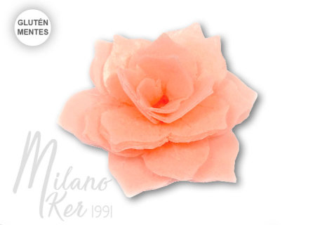 Rózsaszín gardénia ostyavirágok - GLUTÉNMENTES, 10 db